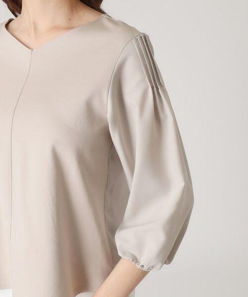 COUP DE CHANCE / クードシャンス カットソー | 【洗える/日本製/袖の異素材使い】ジャージプルオーバー | 詳細18