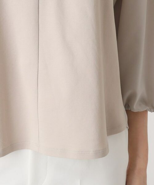 COUP DE CHANCE / クードシャンス カットソー | 【洗える/日本製/袖の異素材使い】ジャージプルオーバー | 詳細19