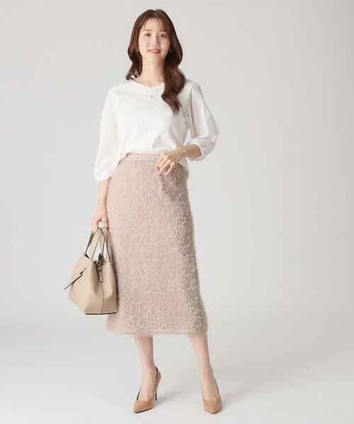 COUP DE CHANCE / クードシャンス カットソー | 【洗える/日本製/袖の異素材使い】ジャージプルオーバー | 詳細3