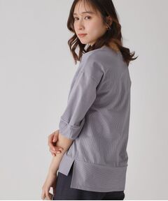 COUP DE CHANCE / クードシャンス カットソー | 【洗える／日本製／】ストライプ柄ジャージのトップス