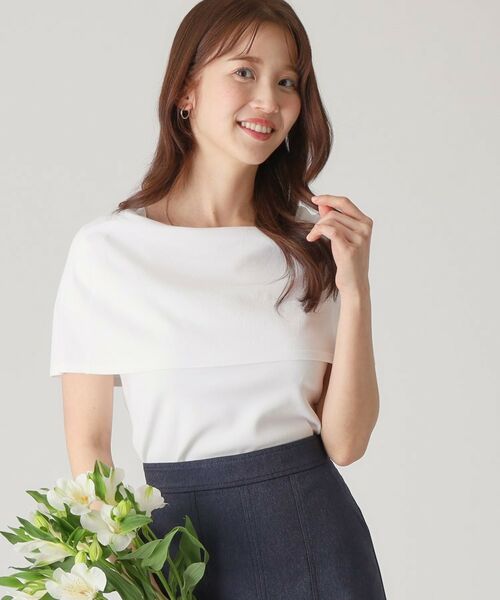 COUP DE CHANCE / クードシャンス ニット・セーター | 【洗える】オフショルダーニットトップス | 詳細2