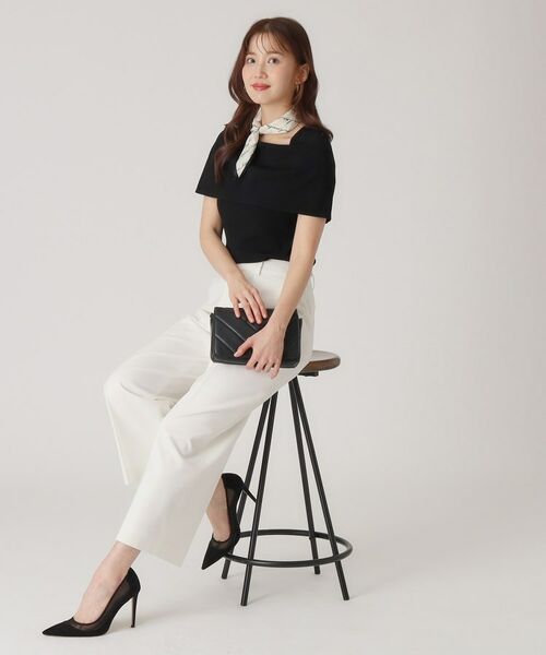 COUP DE CHANCE / クードシャンス ニット・セーター | 【洗える】オフショルダーニットトップス | 詳細7