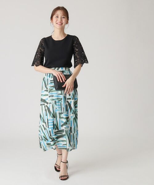 COUP DE CHANCE / クードシャンス ニット・セーター | 【洗える】華やかなレース袖ニットトップス | 詳細10