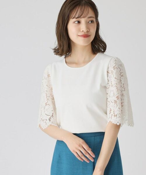 COUP DE CHANCE / クードシャンス ニット・セーター | 【洗える】華やかなレース袖ニットトップス | 詳細23