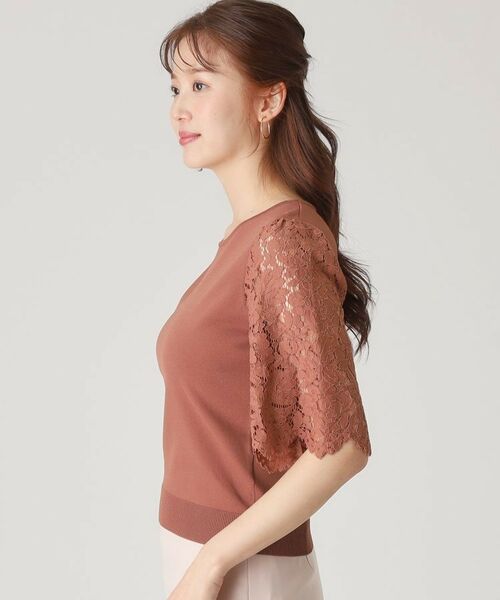 COUP DE CHANCE / クードシャンス ニット・セーター | 【洗える】華やかなレース袖ニットトップス | 詳細28