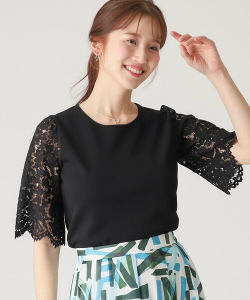 COUP DE CHANCE / クードシャンス ニット・セーター | 【洗える】華やかなレース袖ニットトップス | 詳細8