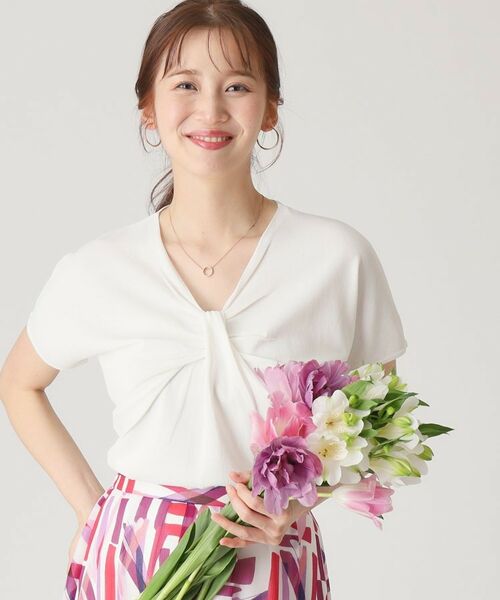 COUP DE CHANCE / クードシャンス ニット・セーター | 【洗える】捻りデザインのニットトップス | 詳細1