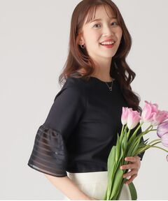 COUP DE CHANCE / クードシャンス カットソー | 【洗える／日本製】袖デザインのジャージプルオーバー