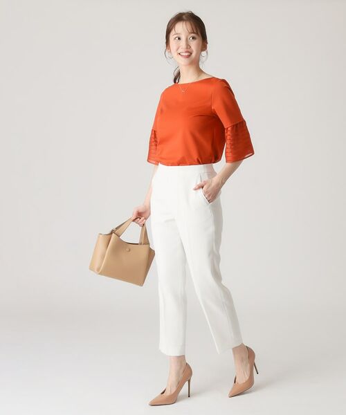 COUP DE CHANCE / クードシャンス カットソー | 【洗える/日本製】袖デザインのジャージプルオーバー | 詳細10