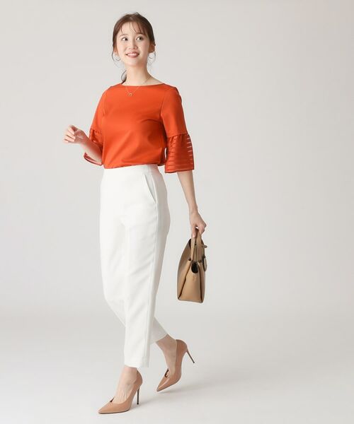 COUP DE CHANCE / クードシャンス カットソー | 【洗える/日本製】袖デザインのジャージプルオーバー | 詳細11