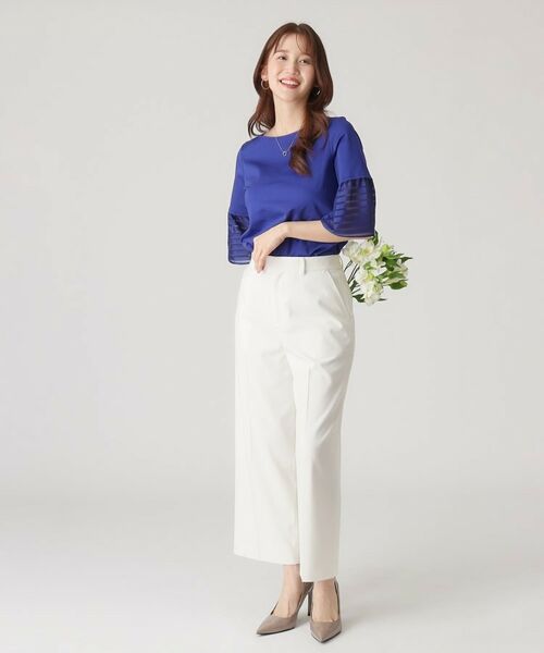 COUP DE CHANCE / クードシャンス カットソー | 【洗える/日本製】袖デザインのジャージプルオーバー | 詳細18