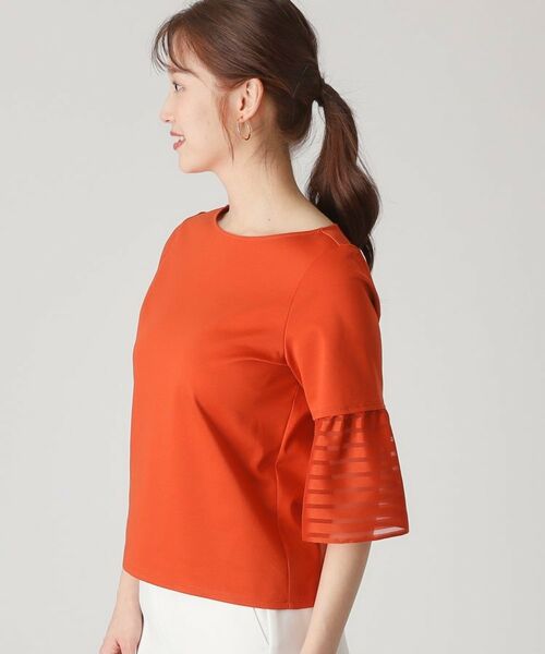 COUP DE CHANCE / クードシャンス カットソー | 【洗える/日本製】袖デザインのジャージプルオーバー | 詳細21