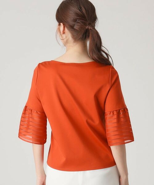 COUP DE CHANCE / クードシャンス カットソー | 【洗える/日本製】袖デザインのジャージプルオーバー | 詳細22