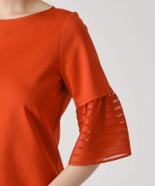 COUP DE CHANCE / クードシャンス カットソー | 【洗える/日本製】袖デザインのジャージプルオーバー | 詳細24