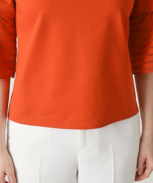 COUP DE CHANCE / クードシャンス カットソー | 【洗える/日本製】袖デザインのジャージプルオーバー | 詳細25