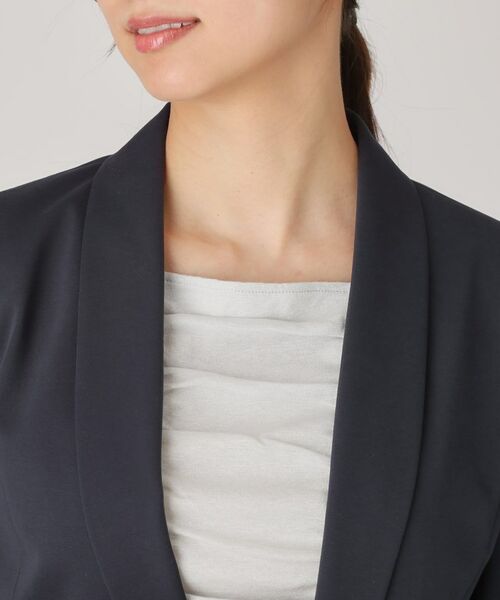 COUP DE CHANCE / クードシャンス ノーカラージャケット | 【洗える/日本製】ショールカラージャケット | 詳細24
