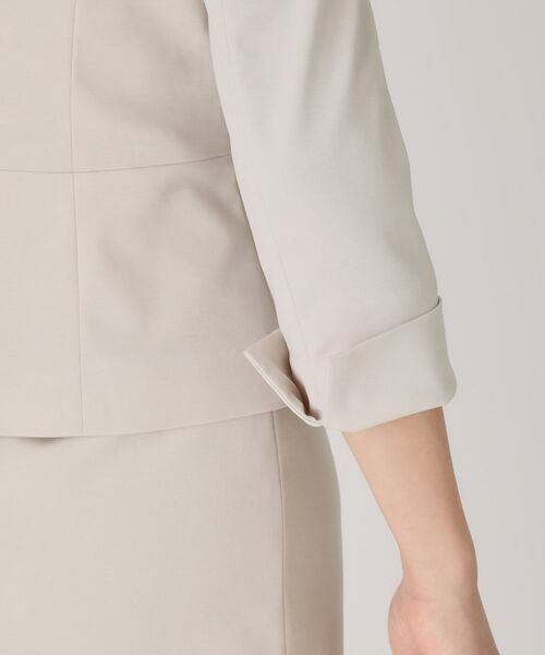 COUP DE CHANCE / クードシャンス ノーカラージャケット | 【洗える／日本製】細見えカラーレスジャケット | 詳細27