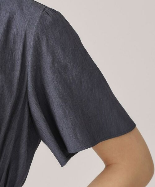 COUP DE CHANCE / クードシャンス ミニ丈・ひざ丈ワンピース | 【洗える/裏なし】ゴムシャーリングデザインのワンピース | 詳細17