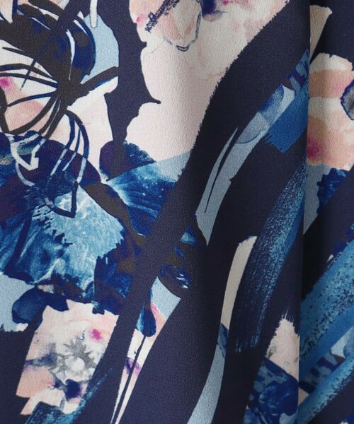 COUP DE CHANCE / クードシャンス ミニ丈・ひざ丈ワンピース | 【洗える／日本製】変形フラワー柄ワンピース | 詳細11