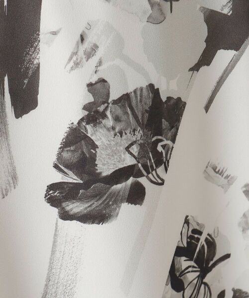 COUP DE CHANCE / クードシャンス ミニ丈・ひざ丈ワンピース | 【洗える／日本製】変形フラワー柄ワンピース | 詳細7