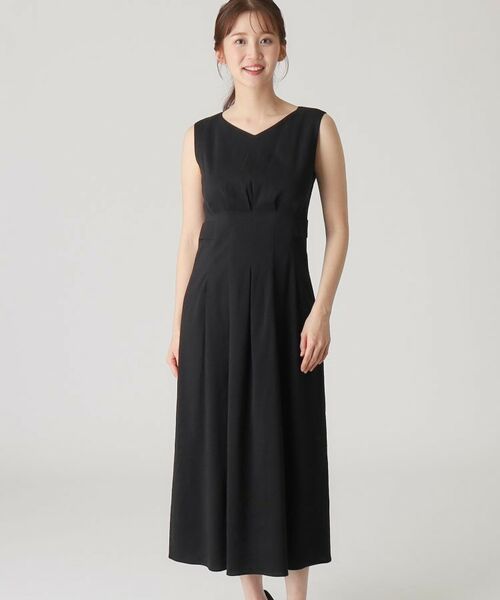 COUP DE CHANCE / クードシャンス ロング・マキシ丈ワンピース | 【洗える/日本製/麻混素材】フィットアンドフレアワンピース | 詳細16