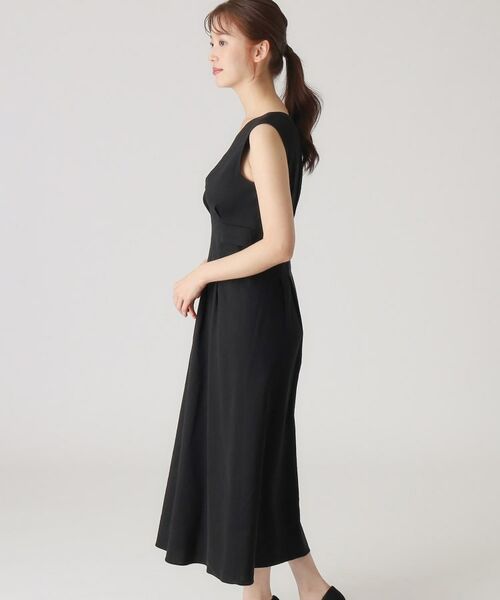COUP DE CHANCE / クードシャンス ロング・マキシ丈ワンピース | 【洗える/日本製/麻混素材】フィットアンドフレアワンピース | 詳細17
