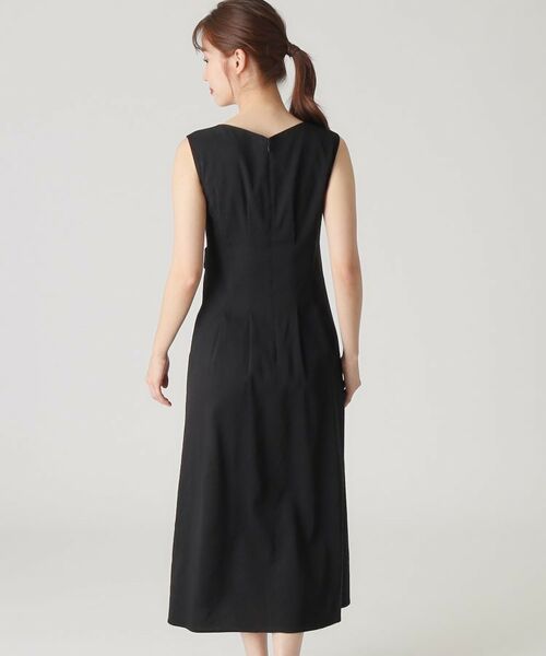 COUP DE CHANCE / クードシャンス ロング・マキシ丈ワンピース | 【洗える/日本製/麻混素材】フィットアンドフレアワンピース | 詳細18