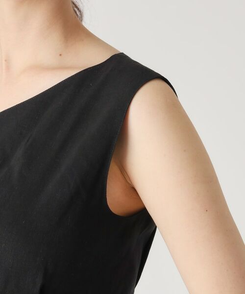 COUP DE CHANCE / クードシャンス ロング・マキシ丈ワンピース | 【洗える/日本製/麻混素材】フィットアンドフレアワンピース | 詳細21