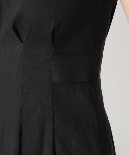 COUP DE CHANCE / クードシャンス ロング・マキシ丈ワンピース | 【洗える/日本製/麻混素材】フィットアンドフレアワンピース | 詳細22