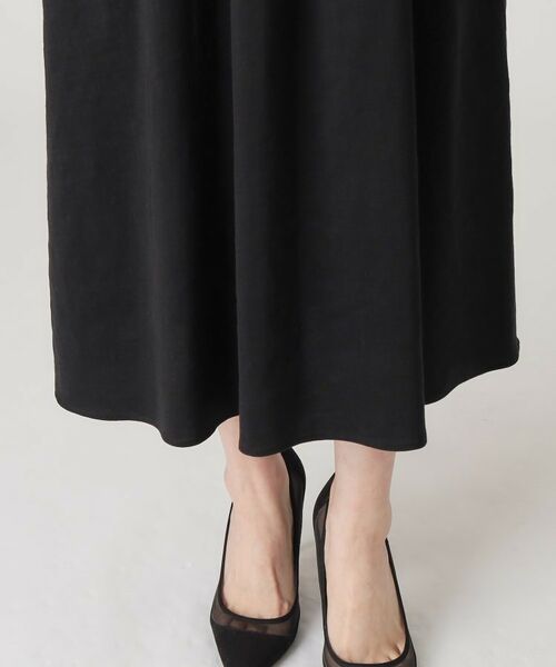 COUP DE CHANCE / クードシャンス ロング・マキシ丈ワンピース | 【洗える/日本製/麻混素材】フィットアンドフレアワンピース | 詳細23
