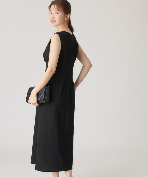 COUP DE CHANCE / クードシャンス ロング・マキシ丈ワンピース | 【洗える/日本製/麻混素材】フィットアンドフレアワンピース | 詳細6