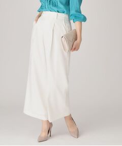 COUP DE CHANCE / クードシャンス パンツ | 【洗える／ウエスト後ろゴム】ストライプ柄ワイドパンツ