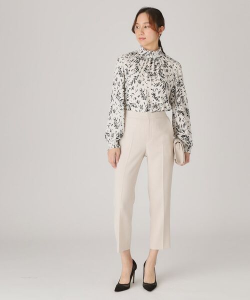 COUP DE CHANCE / クードシャンス ショート・ハーフ・半端丈パンツ | 【手洗い可／日本製】タックレテーパードパンツ | 詳細17