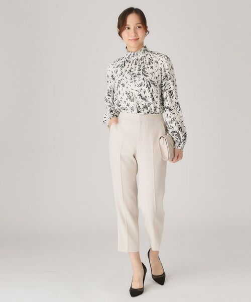 COUP DE CHANCE / クードシャンス ショート・ハーフ・半端丈パンツ | 【手洗い可／日本製】タックレテーパードパンツ | 詳細19