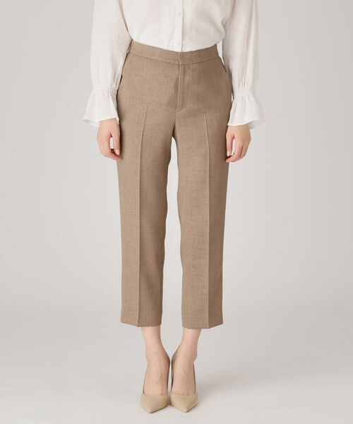 COUP DE CHANCE / クードシャンス ショート・ハーフ・半端丈パンツ | 【手洗い可／日本製】タックレテーパードパンツ | 詳細25