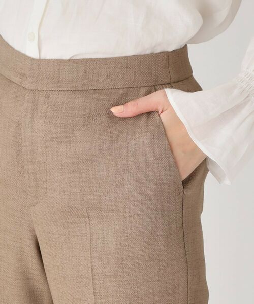 COUP DE CHANCE / クードシャンス ショート・ハーフ・半端丈パンツ | 【手洗い可／日本製】タックレテーパードパンツ | 詳細29