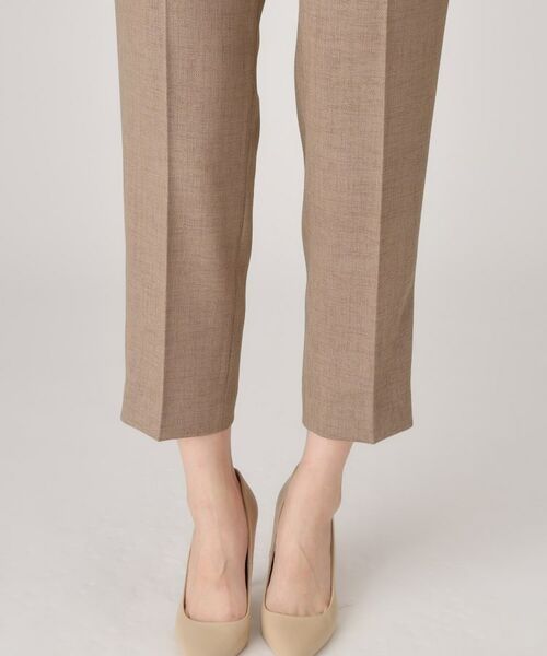 COUP DE CHANCE / クードシャンス ショート・ハーフ・半端丈パンツ | 【手洗い可／日本製】タックレテーパードパンツ | 詳細30