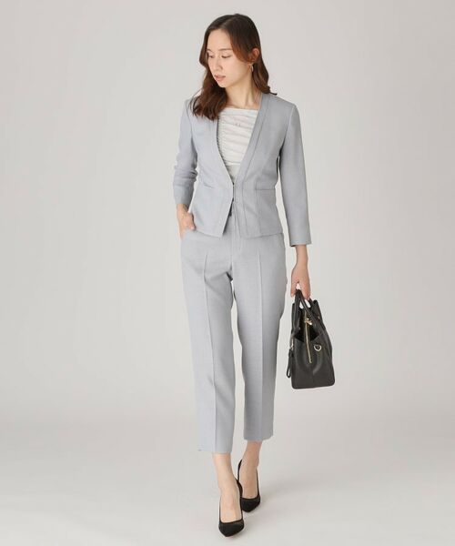 COUP DE CHANCE / クードシャンス ショート・ハーフ・半端丈パンツ | 【手洗い可／日本製】タックレテーパードパンツ | 詳細7