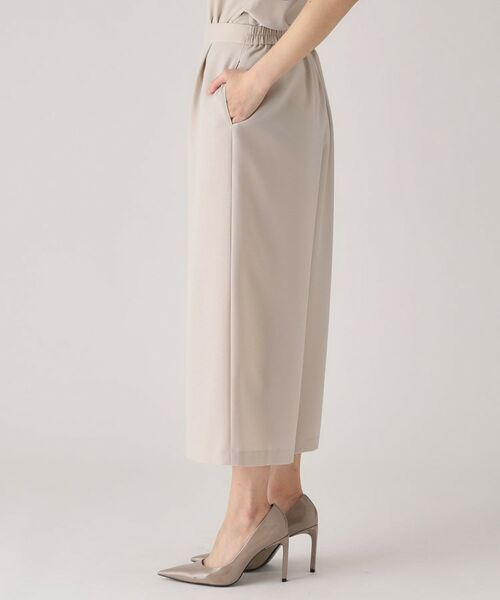 COUP DE CHANCE / クードシャンス ショート・ハーフ・半端丈パンツ | 【洗える/ウエストゴム】ストレートワイドパンツ | 詳細14