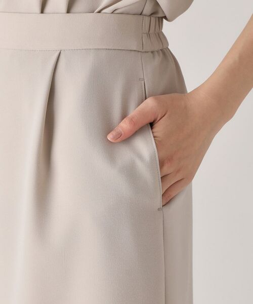 COUP DE CHANCE / クードシャンス ショート・ハーフ・半端丈パンツ | 【洗える/ウエストゴム】ストレートワイドパンツ | 詳細17