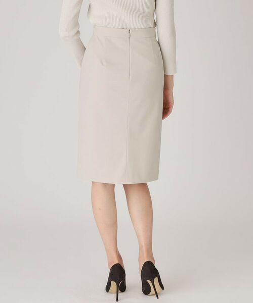 COUP DE CHANCE / クードシャンス ミニ・ひざ丈スカート | 【洗える／日本製／ジャージ素材】ラップ風タイトスカート | 詳細23