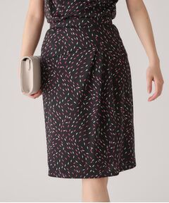 COUP DE CHANCE / クードシャンス ミニ・ひざ丈スカート | 【洗える／日本製】ジオメトリック柄タイトスカート