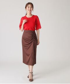 COUP DE CHANCE / クードシャンス スカート | 【洗える／日本製】ドロストデザイン ナロータイトスカート