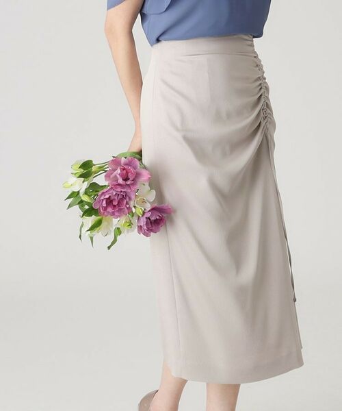 COUP DE CHANCE / クードシャンス スカート | 【洗える/日本製】ドロストデザイン ナロータイトスカート | 詳細1