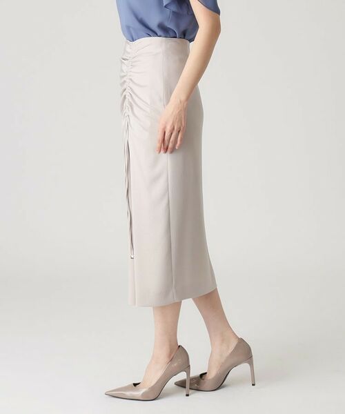 COUP DE CHANCE / クードシャンス スカート | 【洗える/日本製】ドロストデザイン ナロータイトスカート | 詳細16