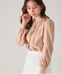 COUP DE CHANCE / クードシャンス シャツ・ブラウス | 【洗える／シアー素材】タックデザインブラウス