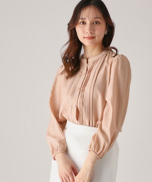 COUP DE CHANCE / クードシャンス シャツ・ブラウス | 【洗える/シアー素材】タックデザインブラウス | 詳細10