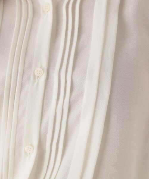 COUP DE CHANCE / クードシャンス シャツ・ブラウス | 【洗える/シアー素材】タックデザインブラウス | 詳細4