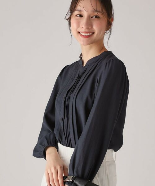 COUP DE CHANCE / クードシャンス シャツ・ブラウス | 【洗える/シアー素材】タックデザインブラウス | 詳細6