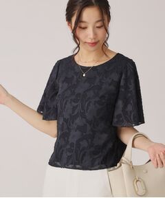 COUP DE CHANCE / クードシャンス シャツ・ブラウス | 【洗える／日本製】シフォンカットジャカードのブラウス